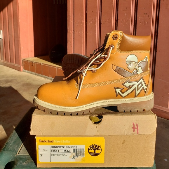 Timberland | Shoes | Rare Timberland Animated Boot For Juniors | Poshmark